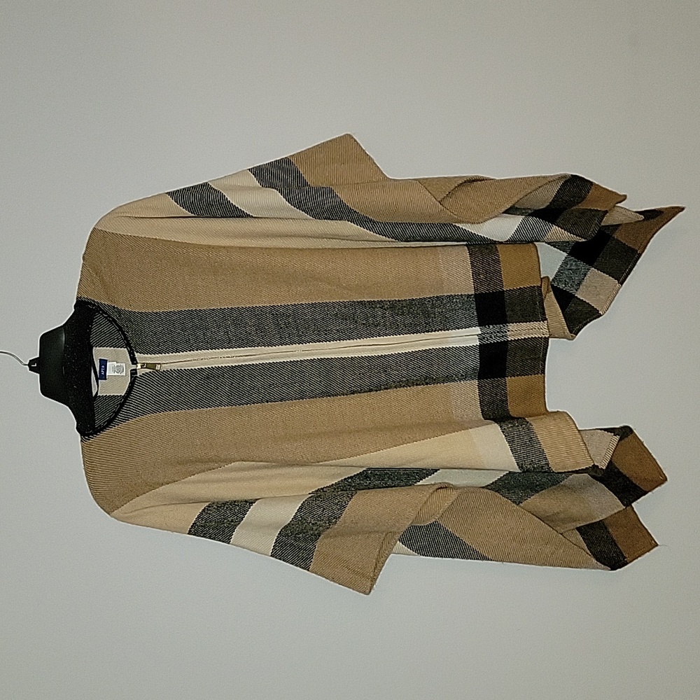 Apt 9 Womens zipper poncho